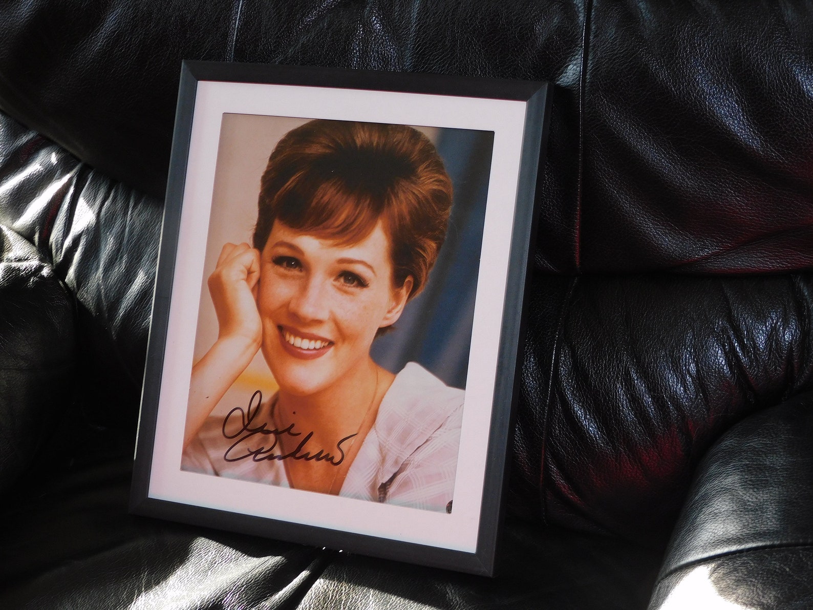 Julie Andrews autograph framed 8x10 photo Mary Poppins Etsy