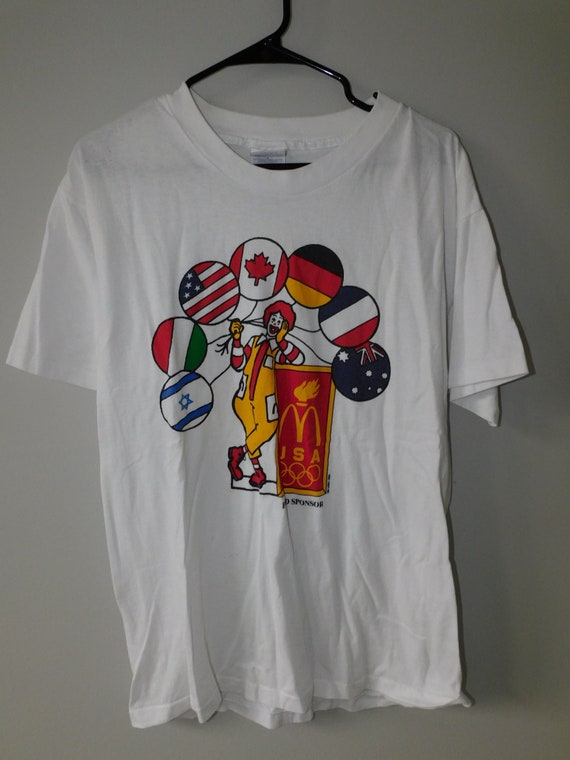 1984 McDonalds Olympics t shirt - vintage 80s Rona