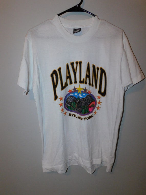 1987 vintage Rye Playland amusement park t shirt -