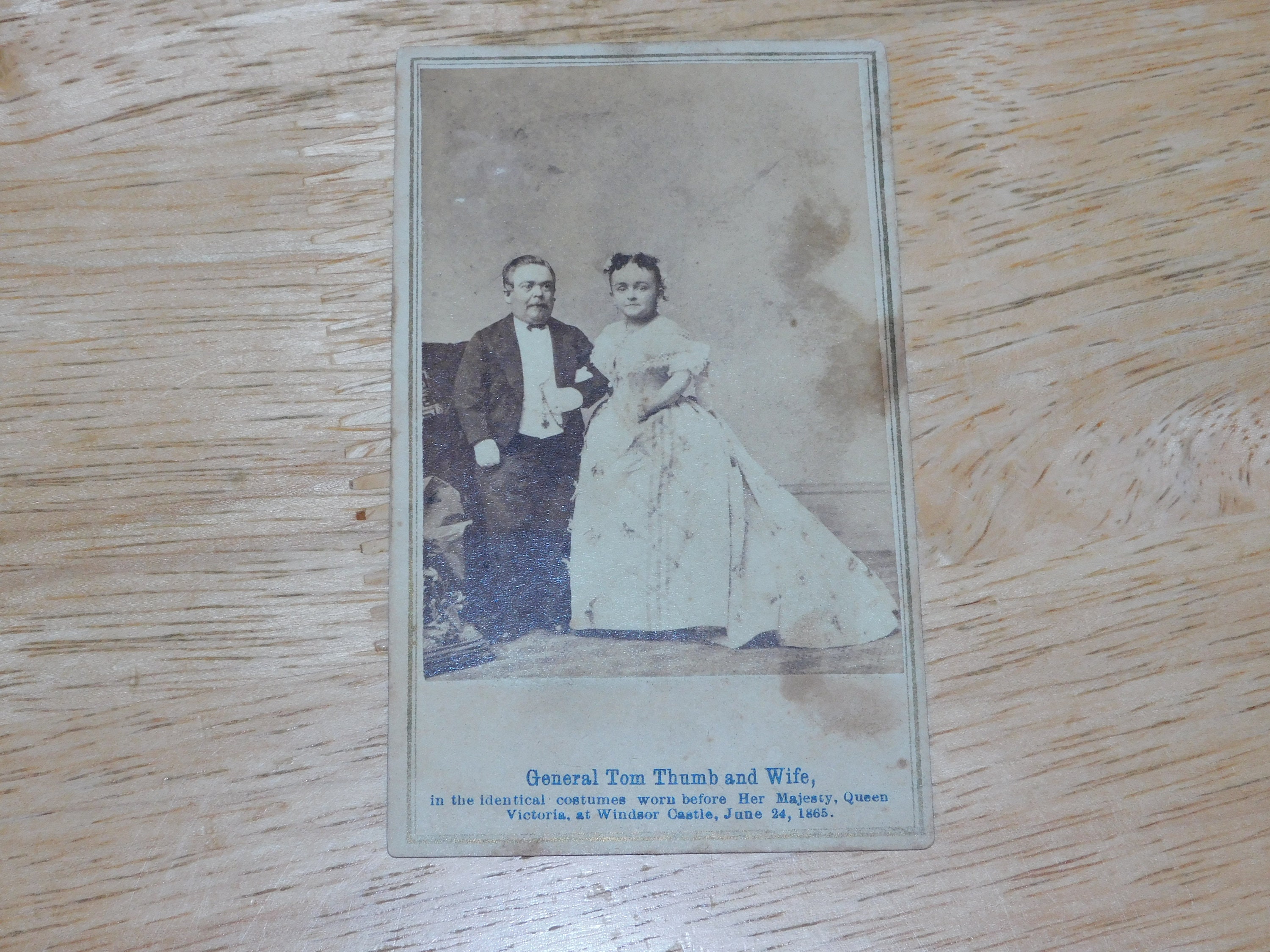 Tom Thumb and Wife picture pic
