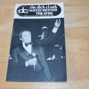 Paul Anka Signed Concert Program & Ticket Stub - 1979 Westchester Dinner Theater