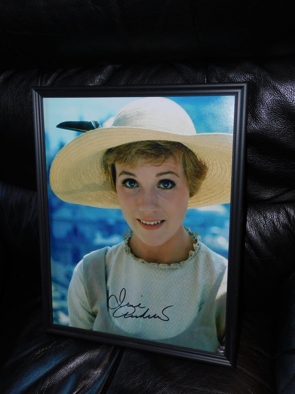 11x14 Julie Andrews signed framed photo Sound Of Music Etsy