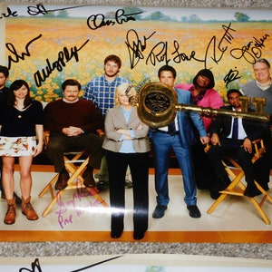 RARE Parks & Recreation Cast Posters From Publicity Department With
