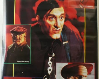 sealed new 1990 Al Pacino - Dick Tracy villains poster - vintage 90s Disney