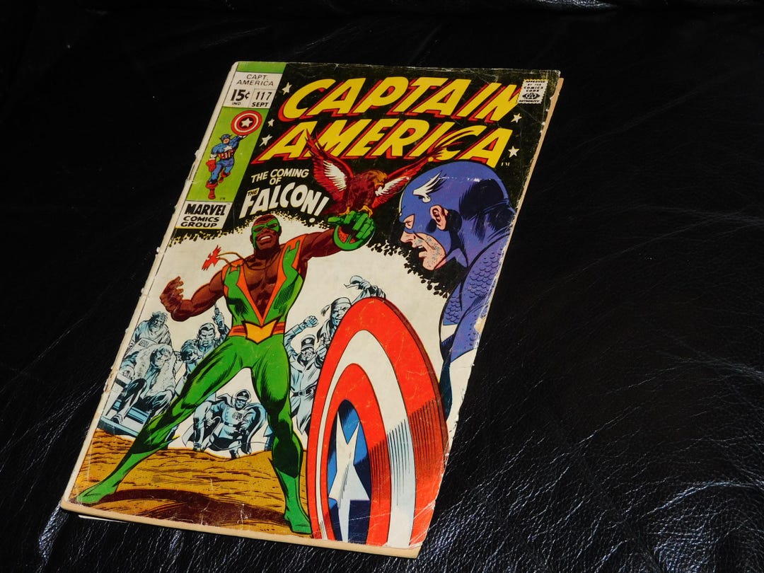 1st Falcon Appearance - 1968 Captain America #117 - First Winter ...
