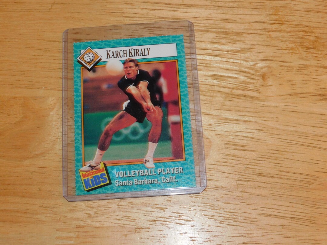Volleyball Rookie Card 1989 Karch Kiraly Rookie Card - Greatest Volleyball Player Ever GOAT ...