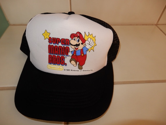 1989 Super Mario Brothers snapback hat - vintage 8