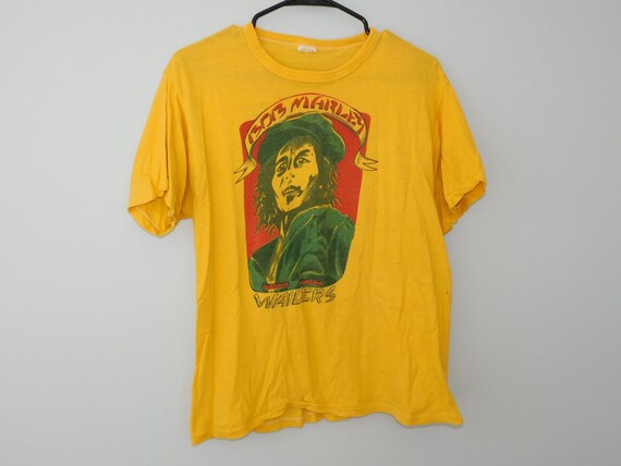70s Bob Marley & the Wailers T Shirt Rare Original Vintage Reggae 