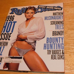 Cameron Diaz - Vintage Rolling Stone Magazine - August 22
