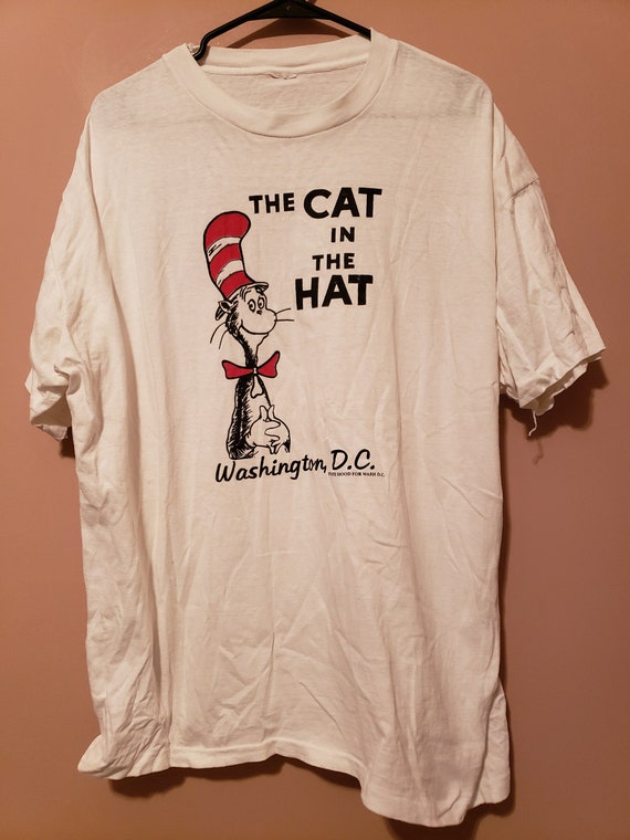 90s Cat in the Hat Washington DC tourist t shirt -