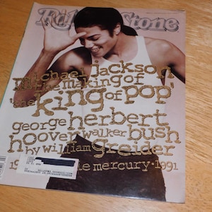 Michael Jackson - Rolling Stone Magazine #1084 August 6