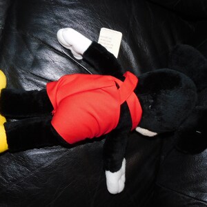 vintage 80s Mickey Mouse plush doll - Applause Disney World - still has tags 1980s image 3