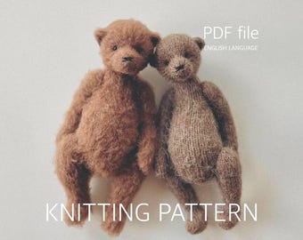 Klassiek breipatroon voor een teddybeer | Knoopgewrichten | PDF-download