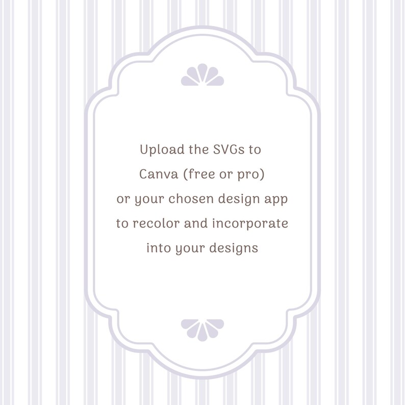 Pale Purple Minimalist Decorative Accents SVG PNG Digital Ornaments ...