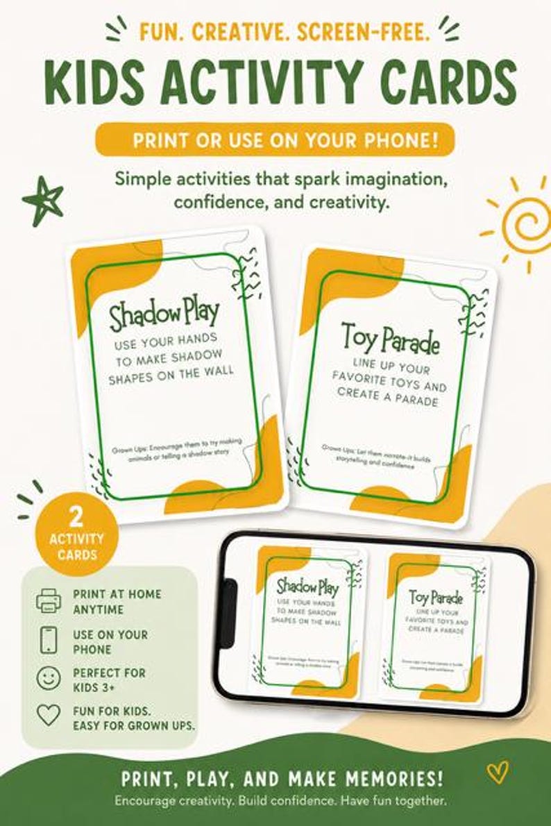 Unplug School.pdf Screen-free Kids Activity Cards: Mindful, Calm Down, Unplug Vibe (PDF ...