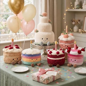 Jellycat Amuseables Birthday Cake - Etsy