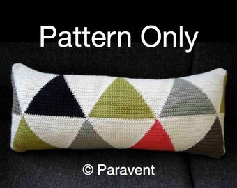 Crochet Triangle Cushion Pattern