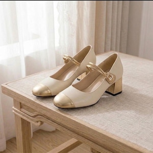 Gold Pump Shoes - Etsy