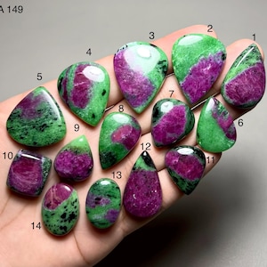 Ruby Zoisite AAA Quality 100% Natural Ruby Zoisite Cabochon Loose Gemstone For Making Jewelry