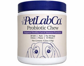 PetLab Co. Probiotic Dog Chews – Gut Health Support for Itchy Skin & Yeast Balance