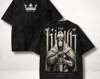 King Baldwin IV Shirt, The Leper King Medieval Knight Tee, Kingdom of Heaven Crusader Graphic T-Shirt, History Lover Gift