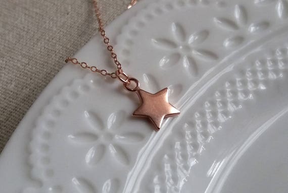 Rose Gold Filled Star Charms Pendant