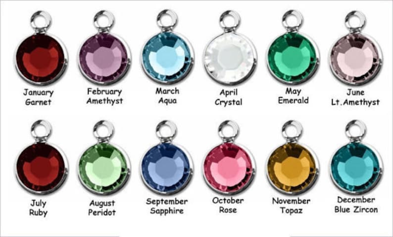 Christmas Gift Best Friend Gift Silver BFF Birthstone Necklace Silver BFF Disc BFF Necklace Sterling Silver Personalized Necklace