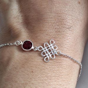 Celtic Knot Bracelet. Sterling Silver Bracelet. Personalized Bracelet. Celtic Bracelet. Celtic Knots. Christmas Gifts. Gifts For Her. Gifts
