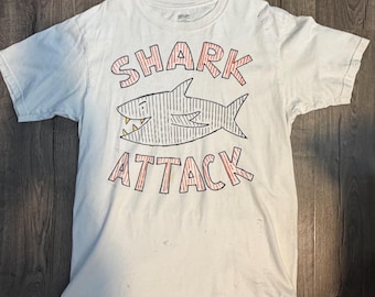 Hand drawn and painted T-shirt made to order