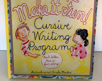 Make it Fun Cursive Writing Program