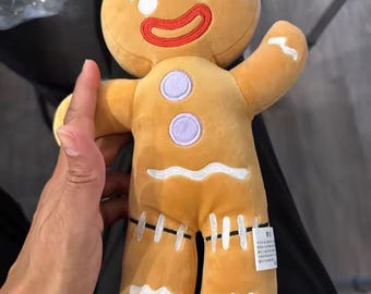 Gingy Gingerbread Man Plush | Shrek Cartoon Soft Toy | DreamWorks Collectible Doll