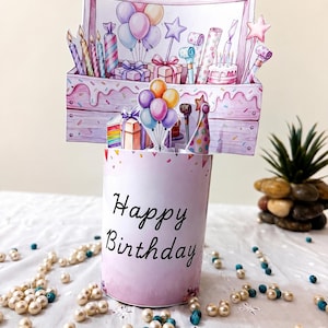 Duplo Birthday Cake Wrapper Printable Template Voucher Money Gift Milestone Birthday Kinder Chocolate Bar Bouquet Colleague Teacher Small