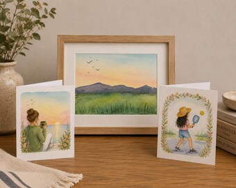 Custom Watercolor Painting from Photo | Personalized Landscape, Memory Art, Custom Card or Scenic Portrait