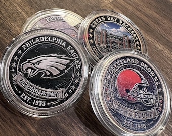 NFL Team/Stadium Themed Collector/Challenge Coins