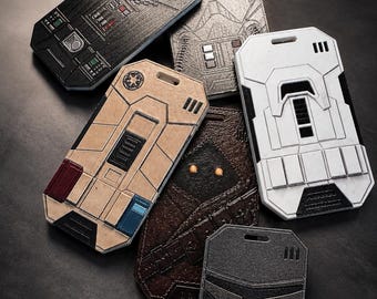 Etiquetas para equipaje/mochilas con temática de Star Wars