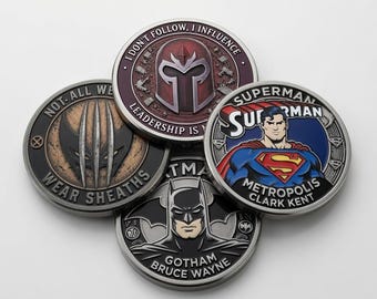 Marvel/DC Themed Collector | Challenge Coins