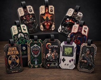 Retro Game-Inspired | Backpack/Luggage Tags
