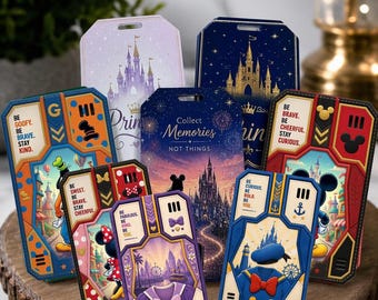 Disney Inspired Luggage/Backpack Tags