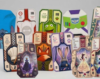 Animated Themed Luggage/Backpack Tags | 2