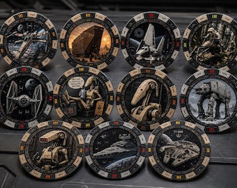 StarWars Vehicles/Equipment Themed Coasters