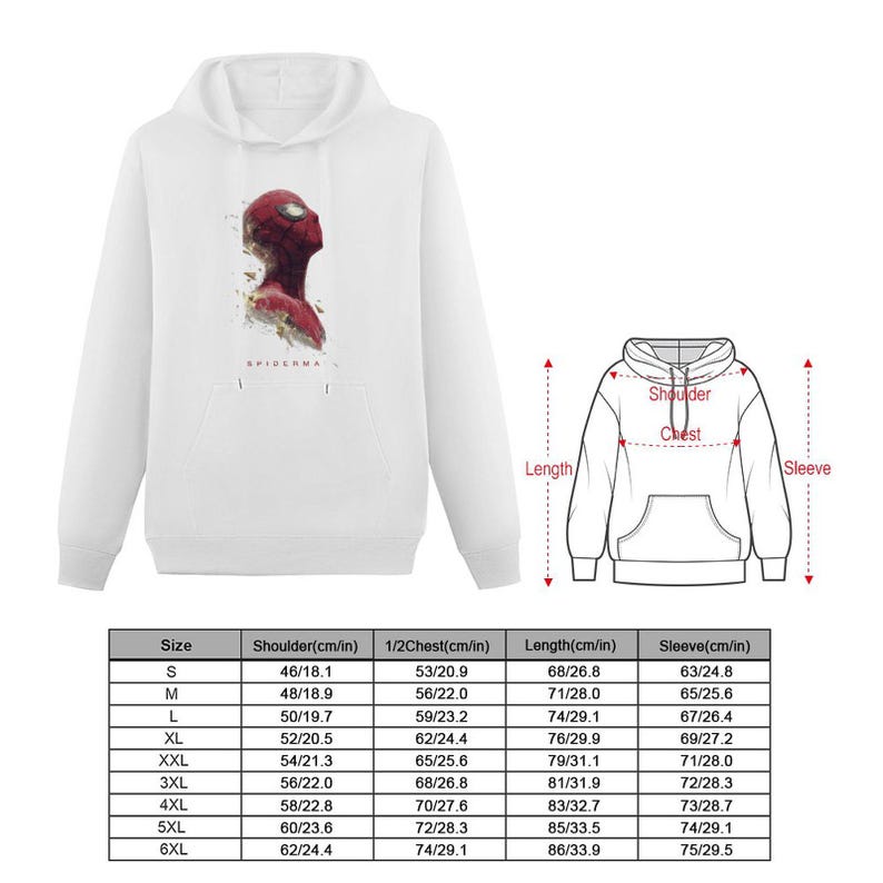 Sweat à capuche graphique Spider-Man, pull streetwear style anime, sweat-shirt en molleton de coton image 2