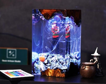Freddy Krueger harsnachtlampje: horror halloweendecor - handgemaakt nachtlampje, kerstdecorlicht, kerstcadeau voor kinderen, unieke lamp