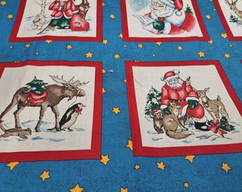 Christmas Panel Quilt Fabric