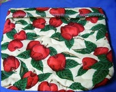 Microwave Potato Cooking Bag in Apple Print Fabric