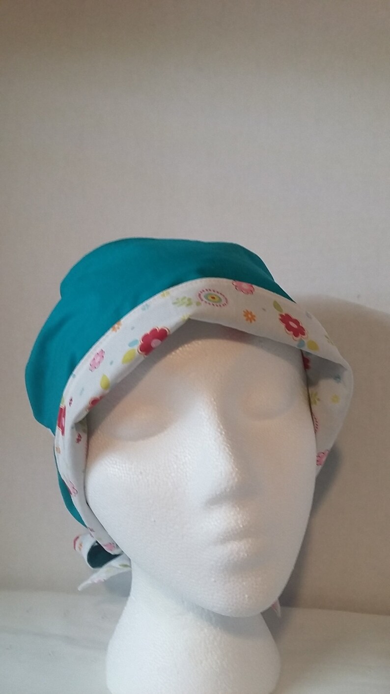 Ear Saver Scrub Cap Doctors Scrub Cap Surgical Scrub Hat Nurse Scrub Hat Reversible Scrub Hat Face Mask Washable Cotton Scrub Hat
