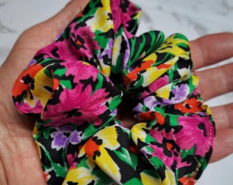 Floral Hair Scrunchy