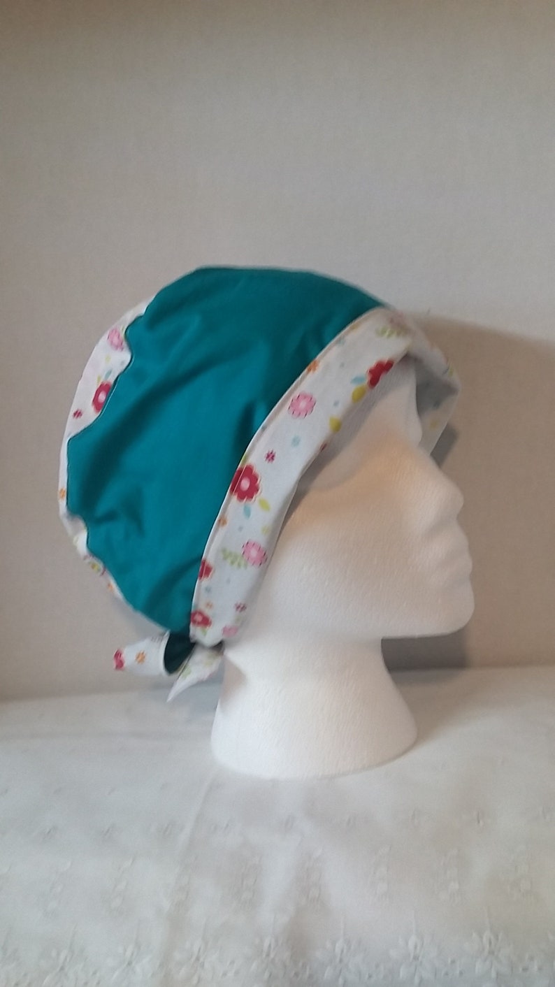 Ear Saver Scrub Cap Doctors Scrub Cap Surgical Scrub Hat Nurse Scrub Hat Reversible Scrub Hat Face Mask Washable Cotton Scrub Hat
