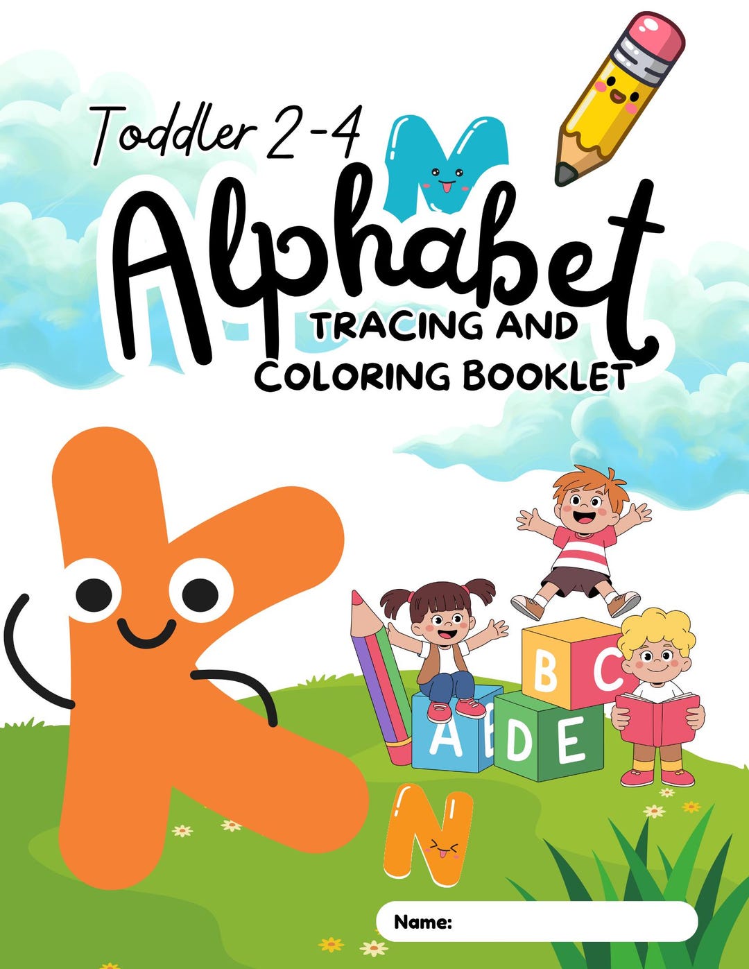 ABC Tracing Worksheets for Kids | Alphabet Practice for Toddlers 2–4