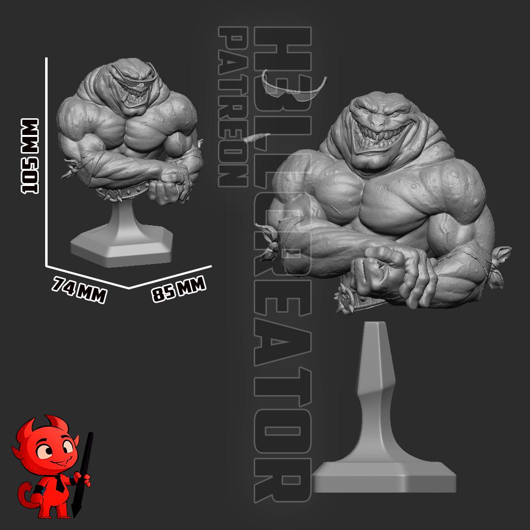 Rash Battletoads Model – Licensed Resin 3D Printed Fan Art