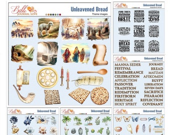 50% Off with Bible Holiday Class: Unleavened Bread Bible Journal Kit - Learn About Bible Holidays Passover+